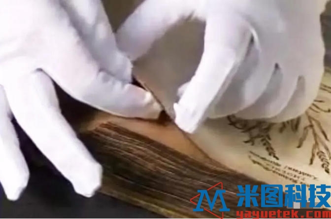 翻阅古籍善本时 不需要戴手套 翻阅古籍善本时 不需要戴手套